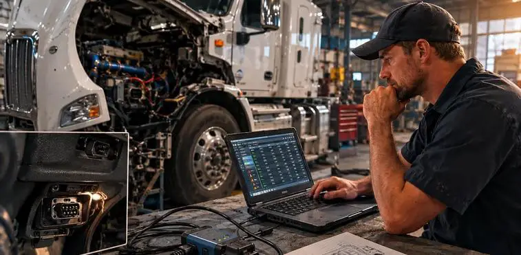 When Your OBD2 Scanner Isn’t Enough: Diagnosing Problems on Class 6–8 Trucks